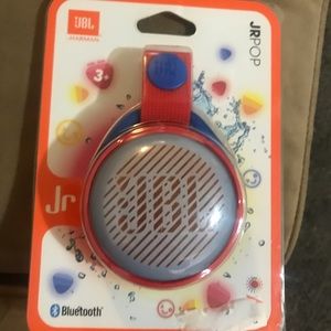 JBL speaker, Jr pop model, Bluetooth, red color, New